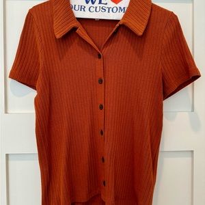 Madewell Knit Button-Up Top